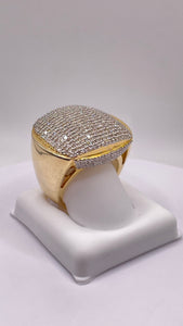 2.84 CT. Natural Diamond Men’s Ring In 10 KT Yellow Gold