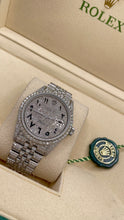 Load image into Gallery viewer, 36mm DateJust Rolex Watch Approx 15.00 CT. Natural Diamonds With Arabic Dial