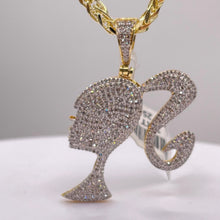 Load image into Gallery viewer, 0.87 CT. Natural Diamond Ladies Pendant In 10 KT Yellow Gold