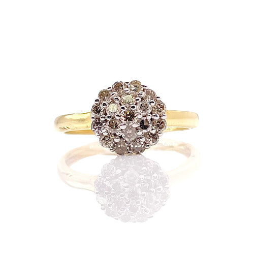 0.50 CT. Natural Diamond Women’s Ring In 10 KT Yellow Gold