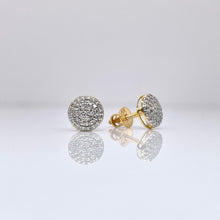 Load image into Gallery viewer, 0.21 CT. Natural Diamond Round Shape Stud Earrings In 10 KT Yellow Gold