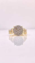 Load image into Gallery viewer, 0.48 CT. Natural Diamond Women’s Infiniti Design Ring In 10 KT Yellow Gold