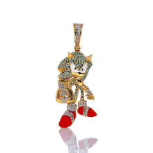 Load image into Gallery viewer, 0.49 CT. Natural Diamond Sonic Pendant In 10 KT Yellow Gold