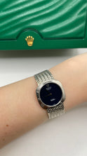 Load image into Gallery viewer, Women’s 18 KT Rolex Cellini Watch With Blue Dial