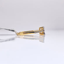 Load image into Gallery viewer, 0.21 CT. Natural Diamond Ladies Ring In 10 KT Yellow Gold
