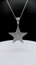 Load image into Gallery viewer, Silver Star Pendent With CZ