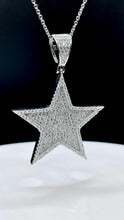 Load image into Gallery viewer, Silver Star Pendent With CZ