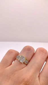 0.48 CT. Natural Diamond Women’s Ring In 10 KT Yellow Gold