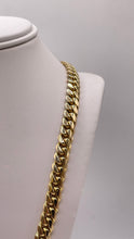 Load image into Gallery viewer, 7.7mm Solid Miami Cuban Link Chain In 10 KT Yellow Gold