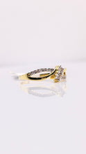 Load image into Gallery viewer, 0.23 CT. Natural Diamond Infiniti Ring In 10 KT Yellow Gold