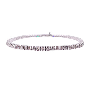 3.00 CT. Natural Diamond Tennis Bracelet In 10 KT White Gold