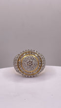 Load image into Gallery viewer, 2.06 CT. Natural Diamond Round Shape Men’s Ring In 10 KT Yellow Gold