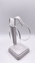 Load image into Gallery viewer, Women’s Silver Hoop Earrings