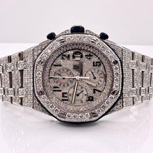 Load image into Gallery viewer, 42mm AP Audemars Piguet Royal Oak Chronograph 25.00 CT VS+ Natural Diamond Watch
