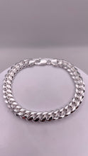Load image into Gallery viewer, 8mm Solid Miami Cuban Link Chain/Bracelet In Silver