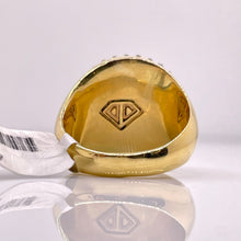 Load image into Gallery viewer, 1.49 CT. Natural Diamond Men’s Circle Shape Ring In 10 KT Yellow Gold