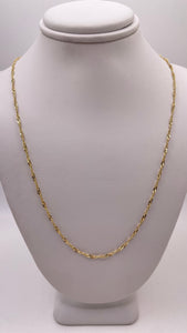 1.6mm Singapore Chain In 10 KT Yellow Gold