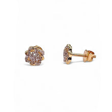 Load image into Gallery viewer, 0.16 CT. Natural Diamond Stud Earrings In 10 KT Yellow Gold