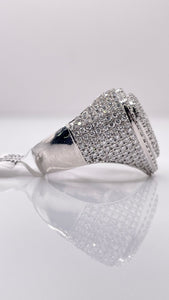 3.05 CT. Lab Grown Diamond Heart Ring In 10 KT White Gold