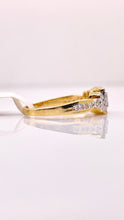 Load image into Gallery viewer, 0.50 CT. Natural Diamond Ladies Ring In 10 KT Yellow Gold
