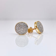 Load image into Gallery viewer, 0.36 CT. Natural Diamond Round Shape Stud Earrings In 10 KT Yellow Gold