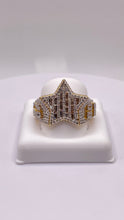 Load image into Gallery viewer, 1.38 CT. VVS-VS Natural Diamond Star Ring In 10 KT Yellow Gold