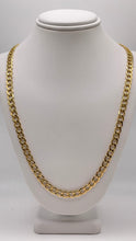 Load image into Gallery viewer, 5.4mm Curb Link Chain In 14 KT Yellow Gold