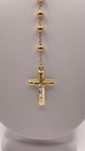 Load image into Gallery viewer, Rosary Neckless In 14 KT Yellow Gold