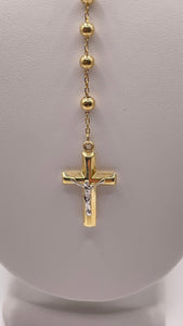 Rosary Neckless In 14 KT Yellow Gold