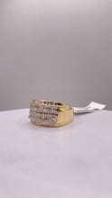 Load image into Gallery viewer, 1.28 CT. Natural Diamond Men’s Ring In 10 KT Yellow Gold
