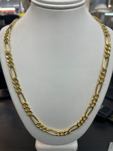 Load image into Gallery viewer, Figaro Chain In 10 KT Yellow Gold