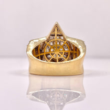 Load image into Gallery viewer, Approx 1.85 CT. Natural Diamond Star Shape Ring In 10 KT Yellow Gold