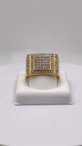 1.31 CT. Natural Diamond Men’s Ring In 10 KT Yellow Gold