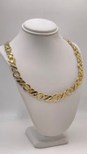 Load image into Gallery viewer, 11.0mm Fancy Link Women’s Necklace In 10 KT Yellow Gold