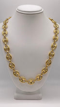 Load image into Gallery viewer, 10.9mm Puff Gucci Link Chain In 14 KT Yellow Gold