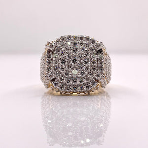 4.47 CT. Lab Grown Diamond Men’s Ring In 14 KT Yellow Gold