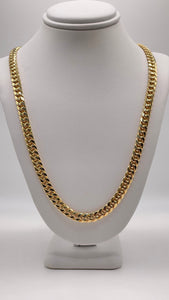 6mm Miami Cuban Link Chain In 10 KT Yellow Gold