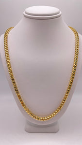 4.0mm Millennium Franco Link Chain In 10 KT Yellow Gold
