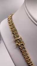 Load image into Gallery viewer, 9.5mm Miami Cuban Link Chain In 10 KT Yellow Gold