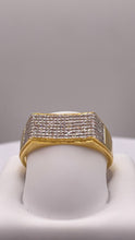 Load image into Gallery viewer, 0.38 CT. Natural Diamond Men’s Ring In 10 KT Yellow Gold