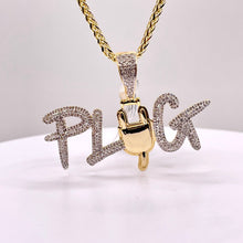 Load image into Gallery viewer, 0.72 CT. Natural Diamond Plug Pendant In 10 KT Yellow Gold