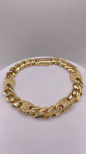 Load image into Gallery viewer, 11.3mm Cuban X Diamond Cut Gucci Link In 10 KT Yellow Gold