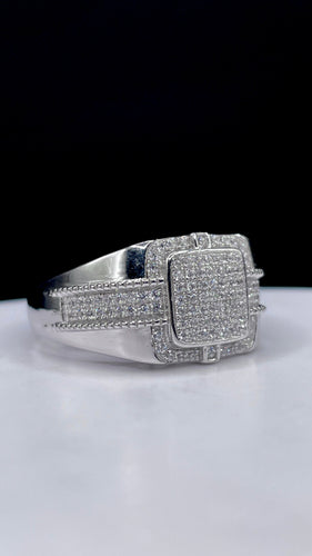 Men’s Silver Ring With CZ