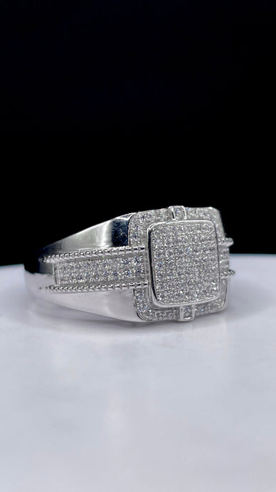 Men’s Silver Ring With CZ