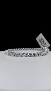 4mm Tennis Bracelet In Silver With CZ