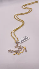 Load image into Gallery viewer, 0.52 CT. Natural Diamond Rags To Riches Pendent &amp; Rope Chain Combo In 10 KT Yellow Gold