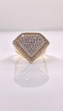 Load image into Gallery viewer, 1.49 CT. Diamond Shaped VS-VVS Natural Diamond Ring In 10 KT Yellow Gold