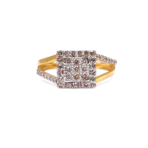 0.45 CT. Natural Diamond Women’s Ring In 10 KT Yellow Gold