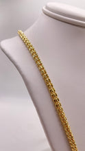 Load image into Gallery viewer, 4.0mm Diamond Cut Icy Link Chain In 10 KT Yellow Gold