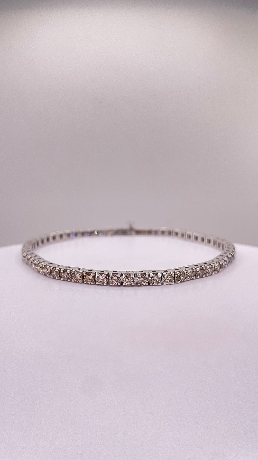 5.00 CT. Natural Diamond Tennis Bracelet In 10 KT White Gold